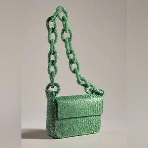 Anthropologie Fiona Beaded Bag: Chain Edition
